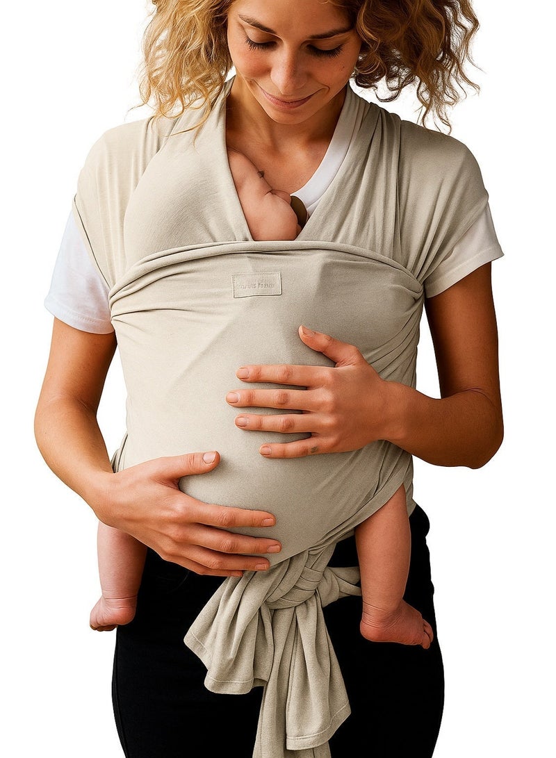 مونبون حاملة أطفال عضوية قابلة للتعديل من مونبون، مريحة وجيدة التهوية، مناسبة للأطفال حديثي الولادة وحتى سن المشي. - Image 1